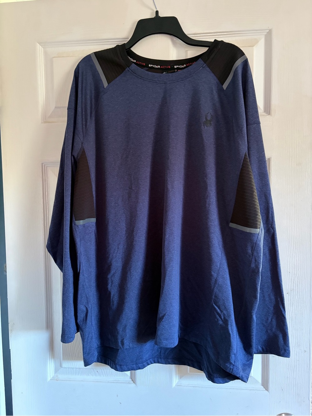 Spyder Men's Navy Blue Long-Sleeve Active Shirt XXL NWOT